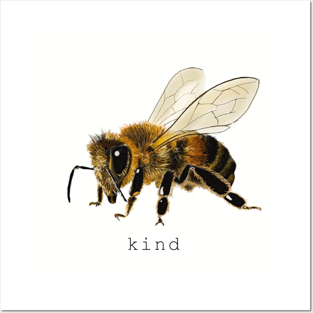 BEE KIND Wall Art by CyndisArtInTheWoods